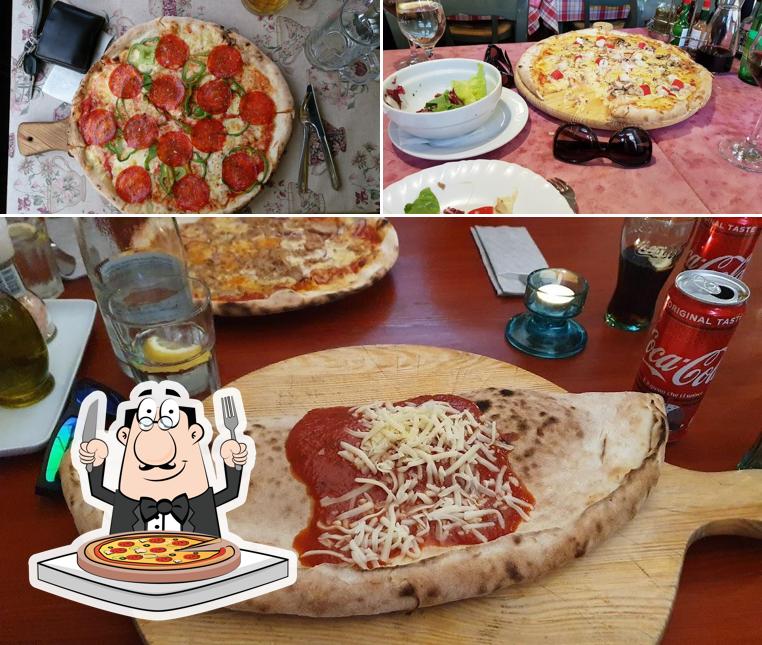 A Pizzeria Nono, vous pouvez prendre des pizzas