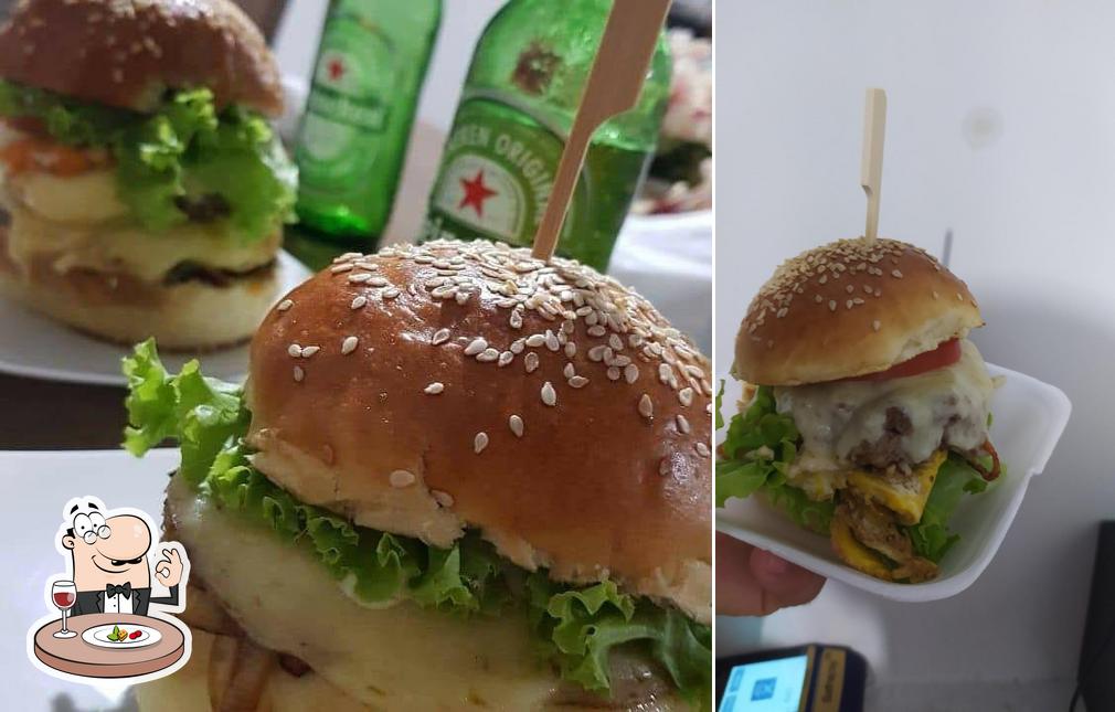 Comida em Garagem Pizza-Burger