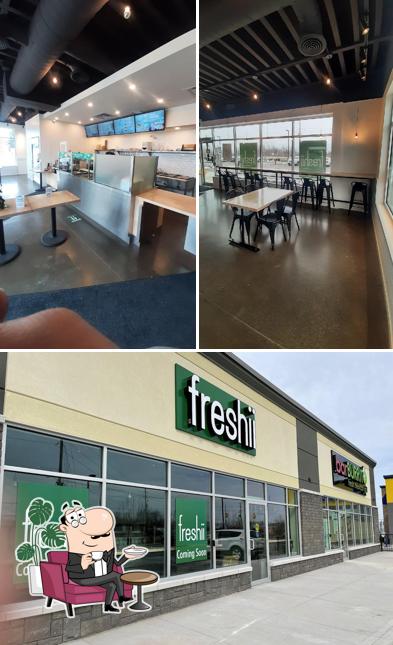 Freshii se distingue par sa intérieur et extérieur