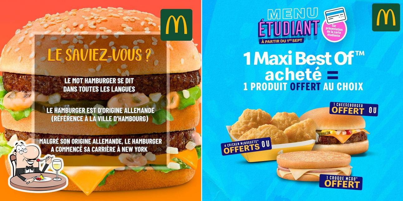 Nourriture à McDonald's