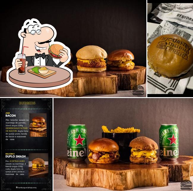 Experimente um hambúrguer no The Journey Burger Beer