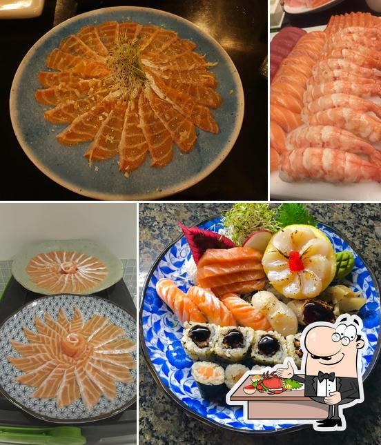 Experimente frutos do mar no Restaurante Hiraya Sushi
