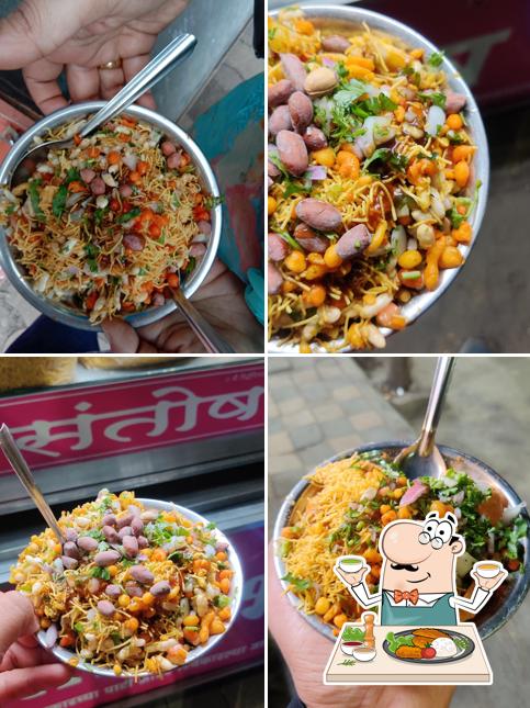 Food at Santosh Bhel