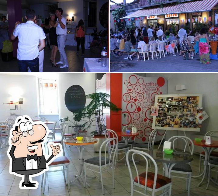 Gli interni di Bar Beppe
