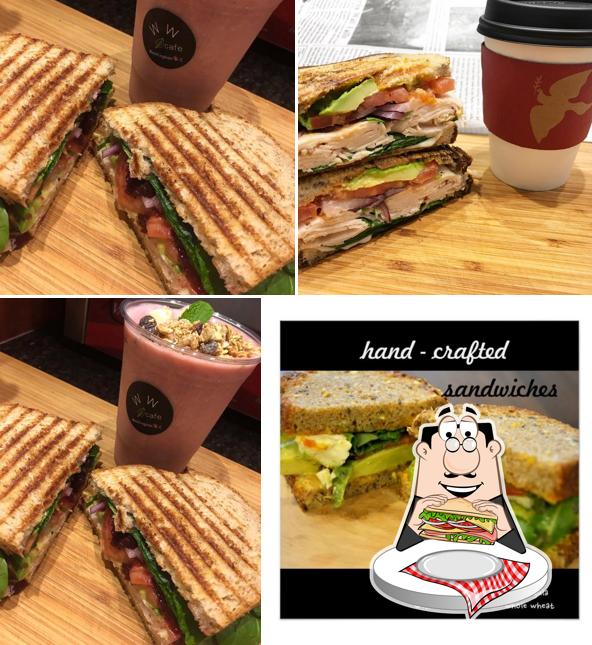 Club sandwich at WW Café
