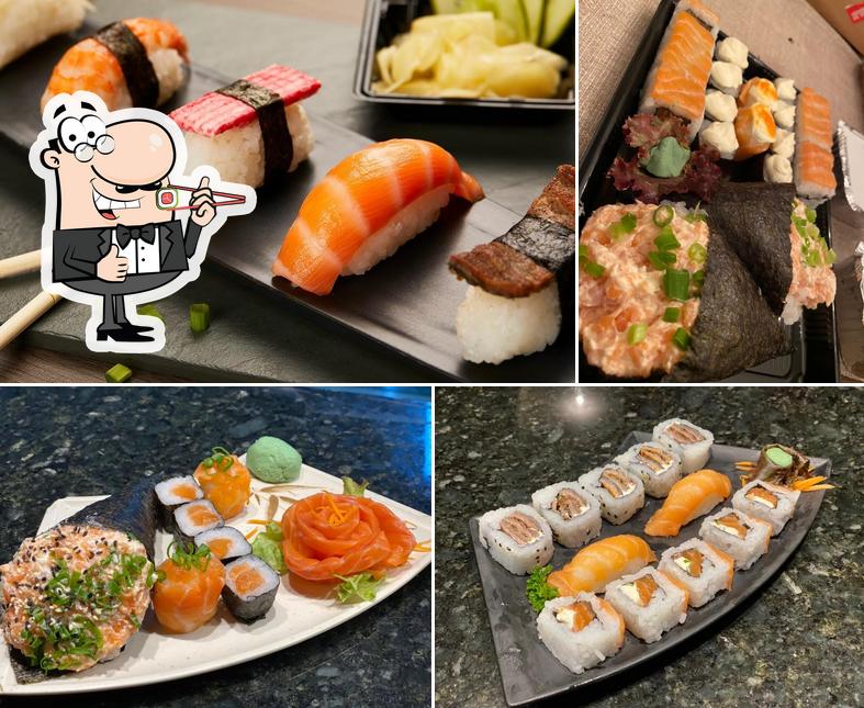 Peça diversas opções de sushi