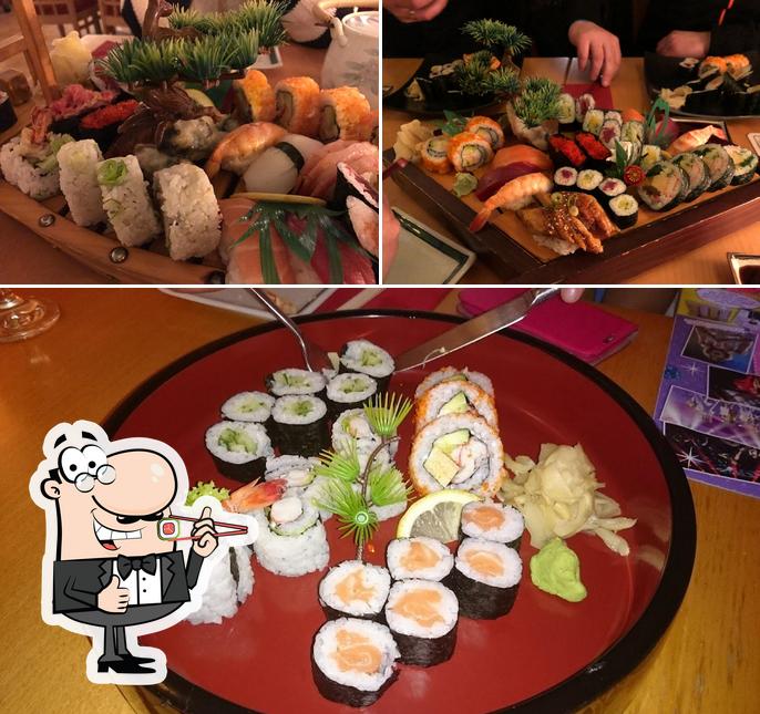 Wählt verschiedene Sushi-Optionen