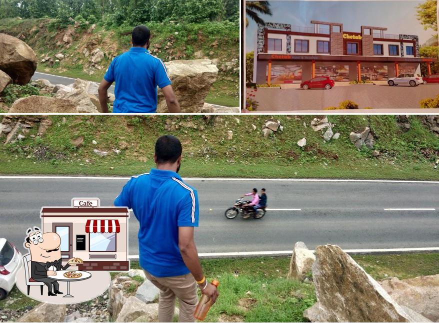 Check out how HOTEL CHETAK AND FAMILY RESTAURANT looks outside
