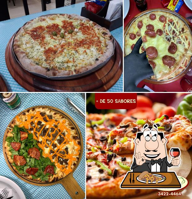 Escolha diversos estilos de pizza