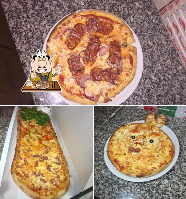 Prenez différents genres de pizzas