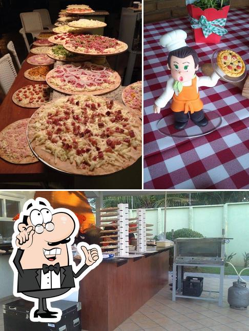 O interior do Chefs da Pizza