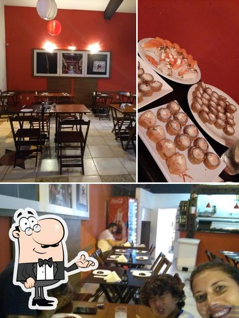 Veja imagens do interior do Kisushi Sushi-bar, delivery e petiscos