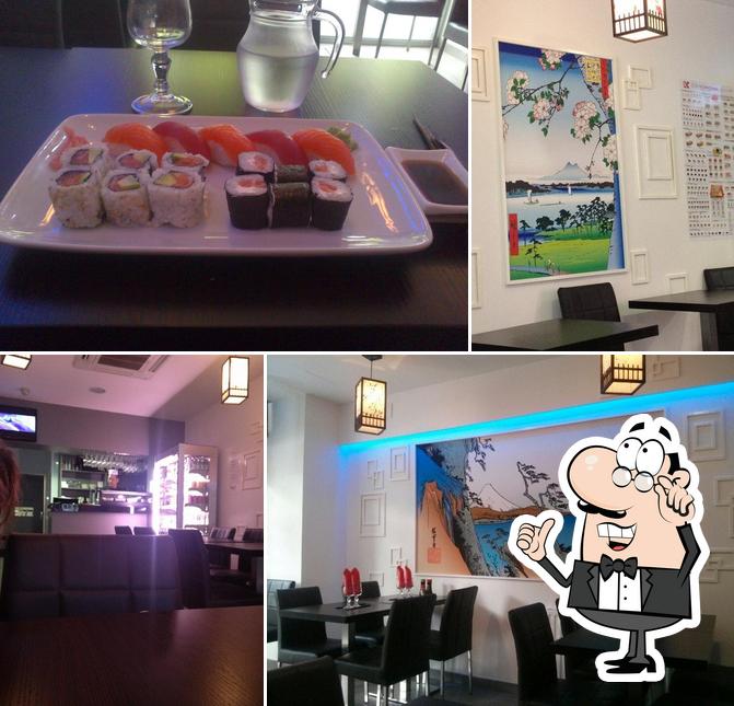 El interior de Sushi Konnichiwa