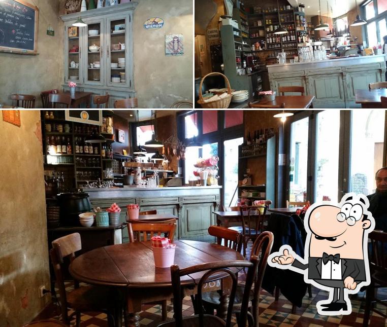L'intérieur de L'Épicerie de Ginette - Bistrot à Tartines - Avignon