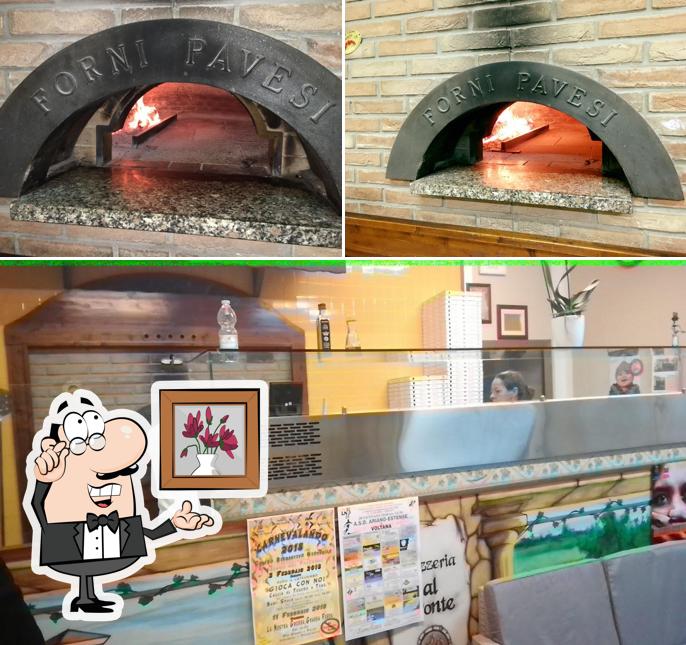 Gli interni di Al Ponte