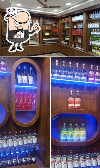 The interior of Elite foreign liquor shop tasmac bar club