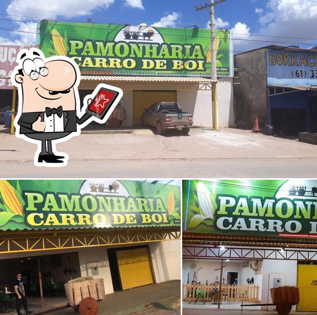 O exterior do Pamonharia Carro de Boi