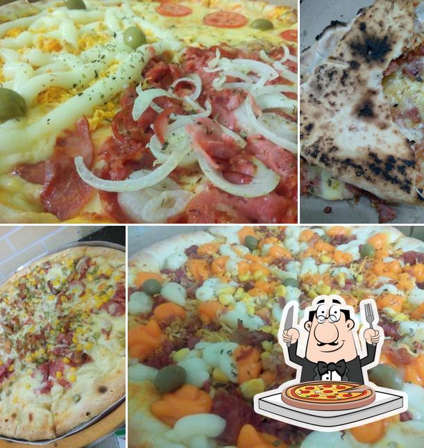 Peça diversos estilos de pizza