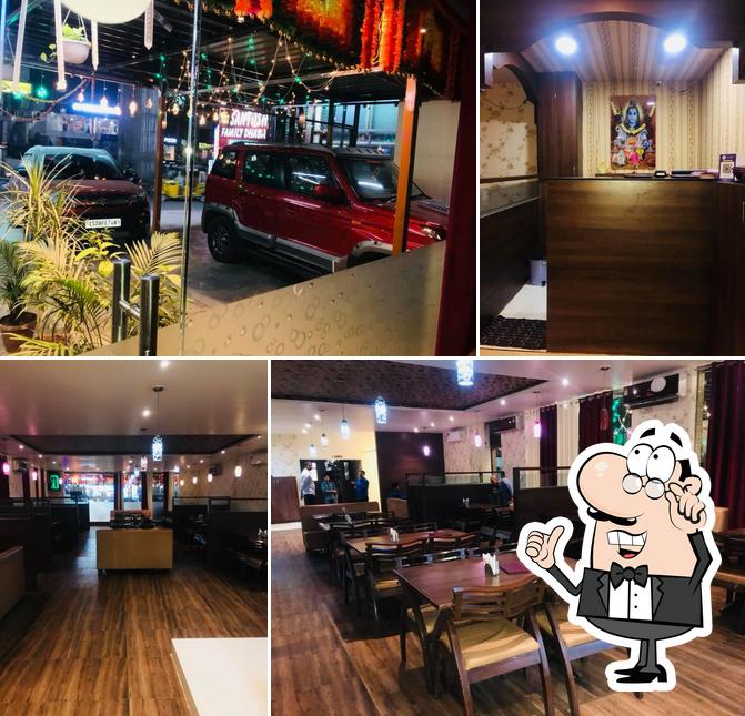 Check out how Santosh family dhaba looks inside