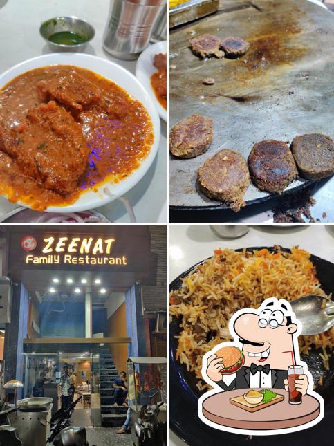 Try out a burger at Zeenat Restaurant