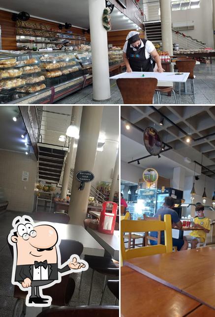 O interior do Padaria Brasil