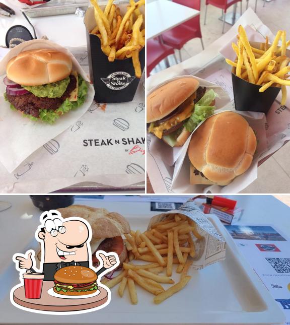 Try out a burger at Steak 'n Shake