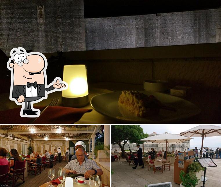 Gli interni di Dubravka 1836 Restaurant & Cafe
