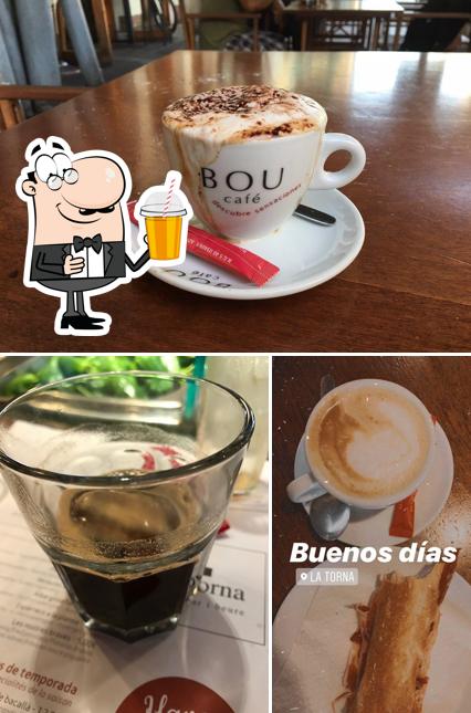 Enjoy a beverage at La Torna