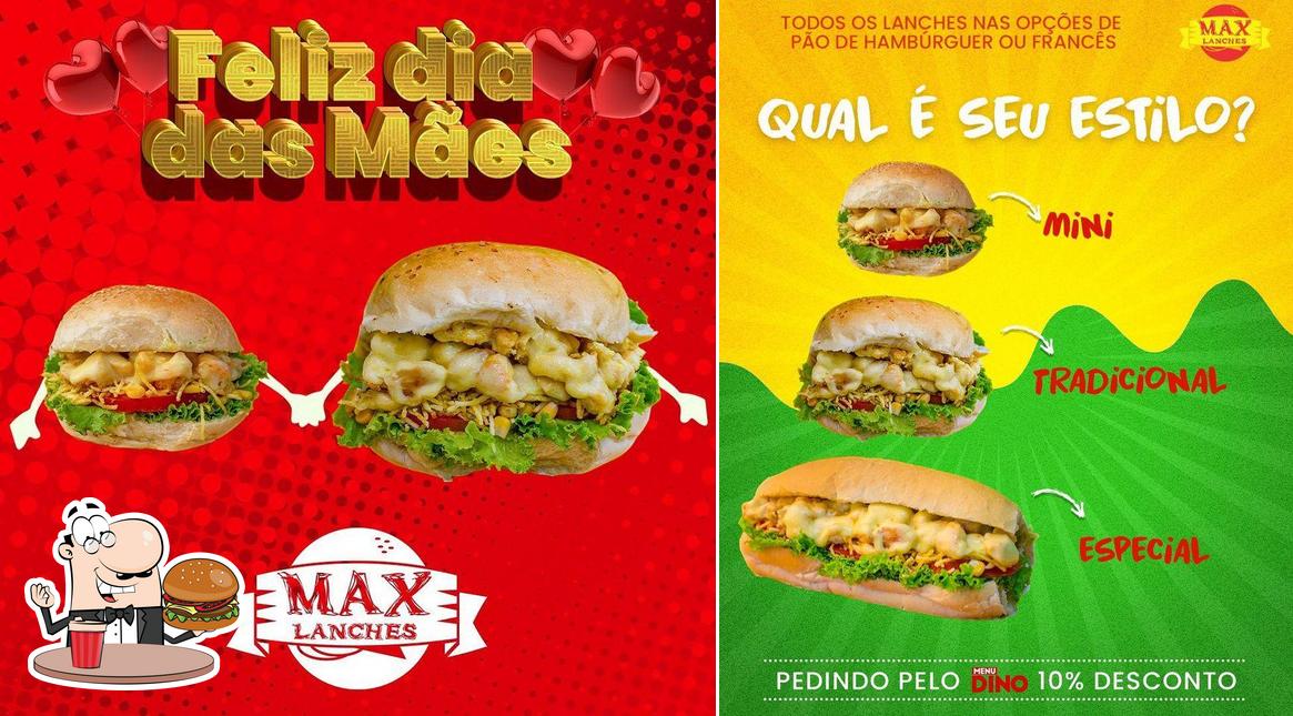 Os hambúrgueres do Max Lanches São José dos Campos irão satisfazer uma variedade de gostos