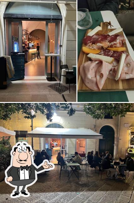Tra le varie cose da Filotto Drink And More si possono trovare la interni e cibo