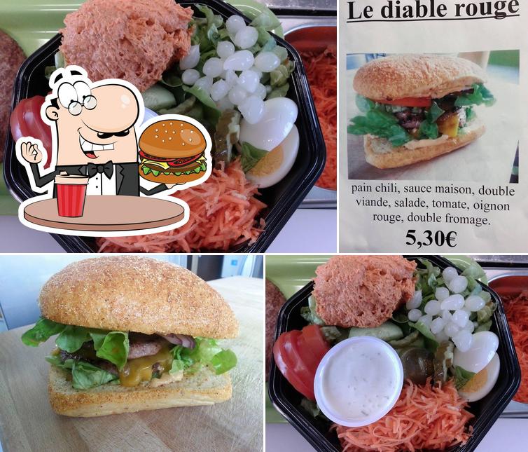 Commandez un hamburger à Le 9-15