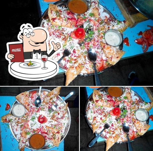 Food at Shree ji Dhosa" & PawBhaji Pulav.."""