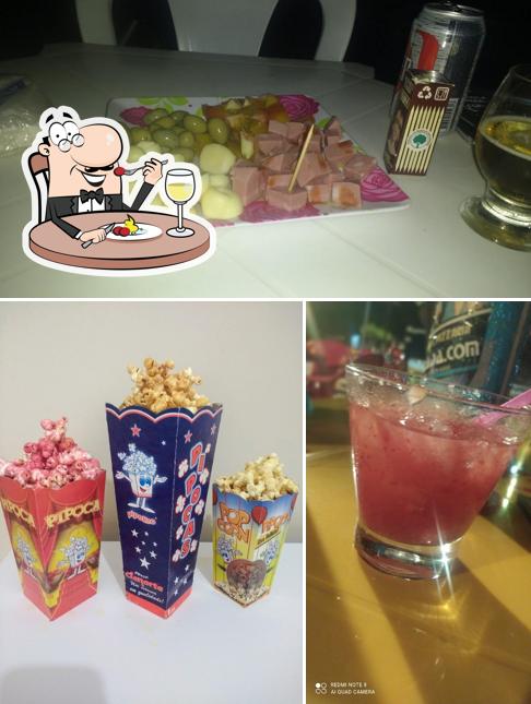 Entre diversos coisas, comida e bebida podem ser encontrados a Bar E Pizzaria Gelada