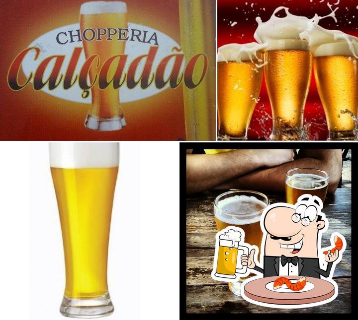 Choperia Calçadão serve uma gama de cervejas