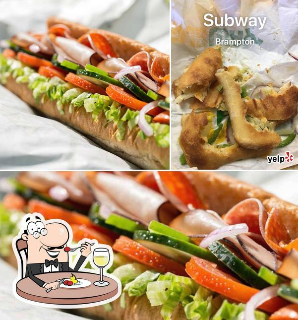 Nourriture à Subway