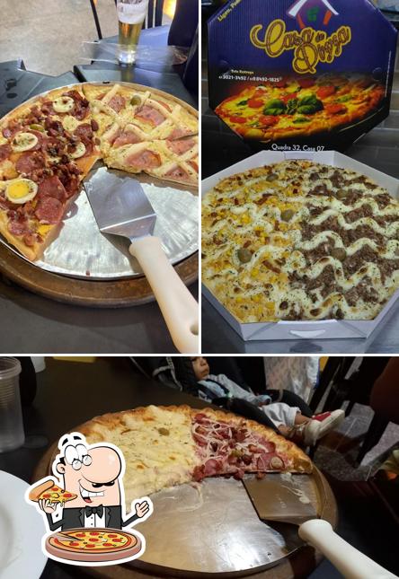 Consiga pizza no Casa da Pizza Gama