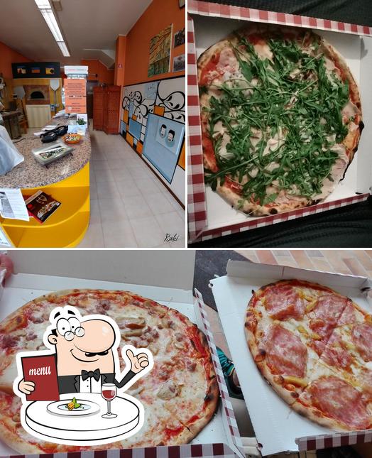 Tra le varie cose da Pizza Dream si possono trovare la cibo e interni