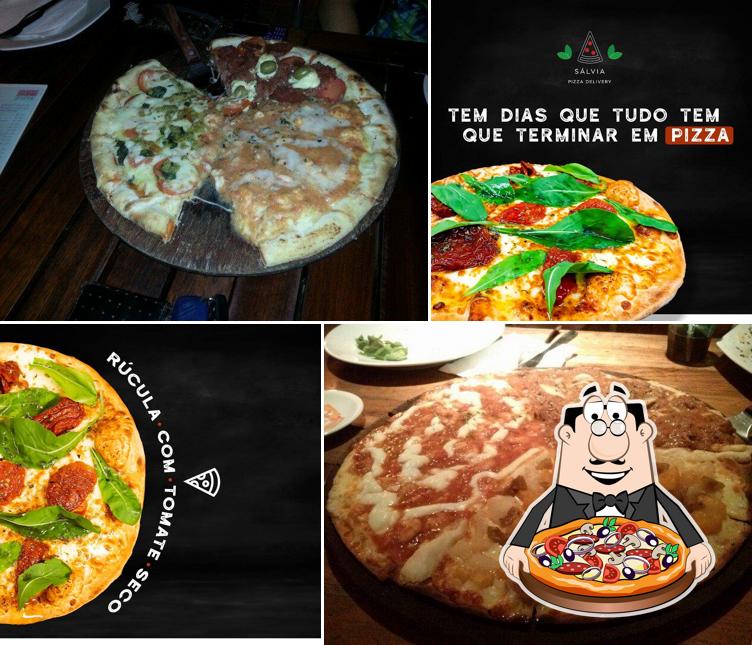 Peça pizza no Sálvia Pizza