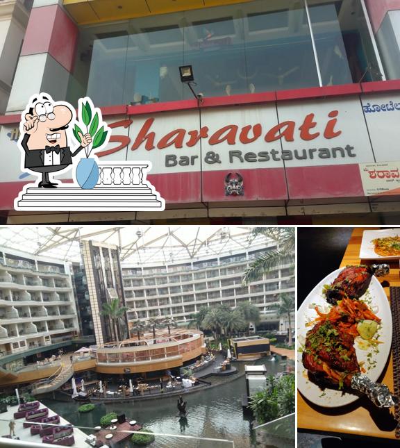 Hotel Sharavati Bar & Restaurant is distinguished by exterior and food