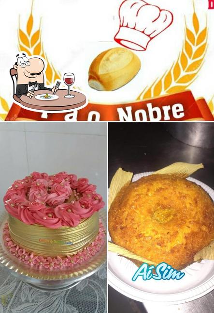 Comida em A padaria pão Nobre