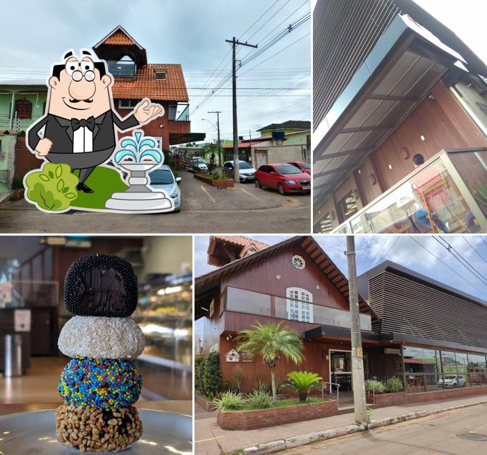 O exterior do Chalé do Trigo Pães e Doces