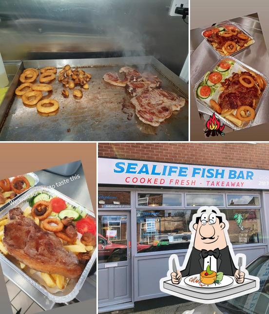 Comida en Sealife Fish Bar
