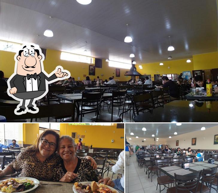 O interior do Restaurante Cozinha Mineira