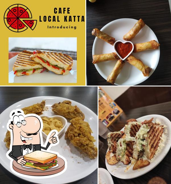 Grilled cheese sandwich at Cafe Local Katta - Pizza Junction