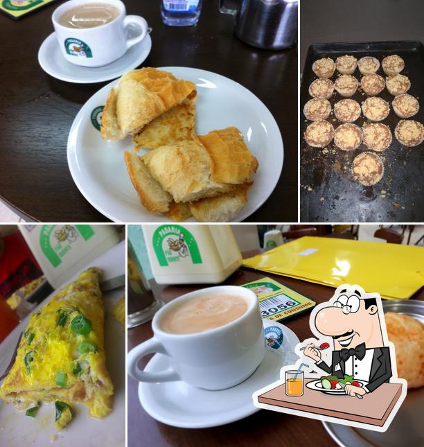 Comida em Padaria Pão Quente