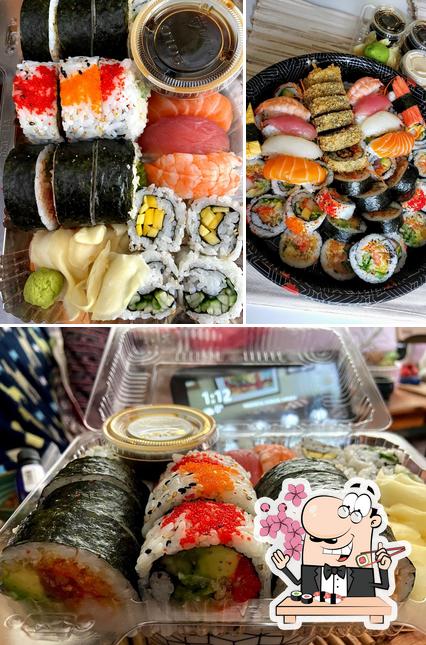 Les sushi sont offerts par Sushi Japango