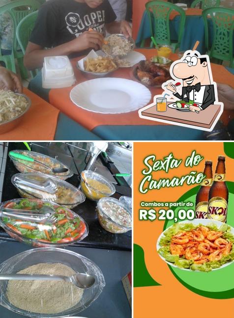 Comida em Churrascaria e Pizzaria O Dedé