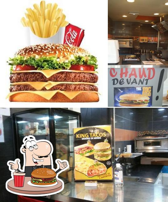 Essayez un hamburger à KING TACOS Le Grand Mechant Goût !