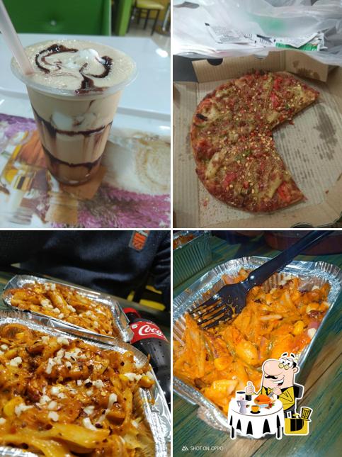 Food at Canadian Pizza