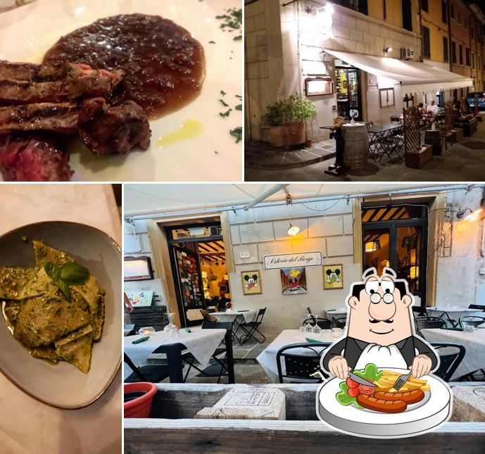 Cibo al Osteria Del Borgo
